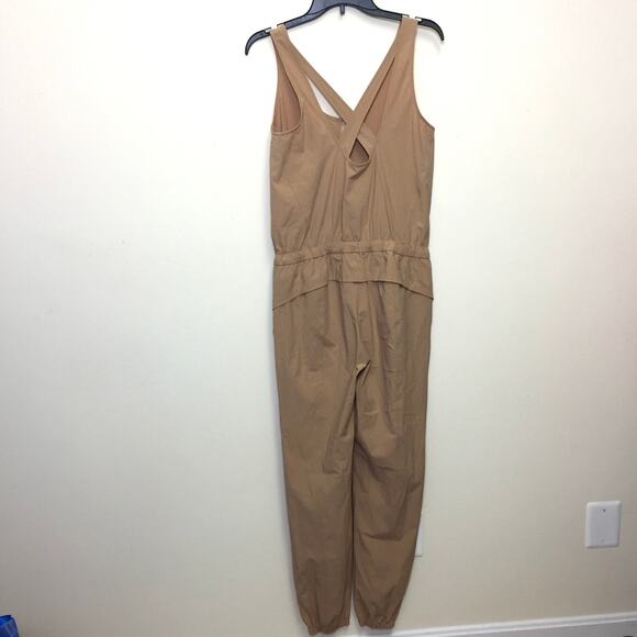 NWOT Lululemon Shift in Time Jumpsuit Sz 6 Beech Wood $148 - Picture 2 of 8